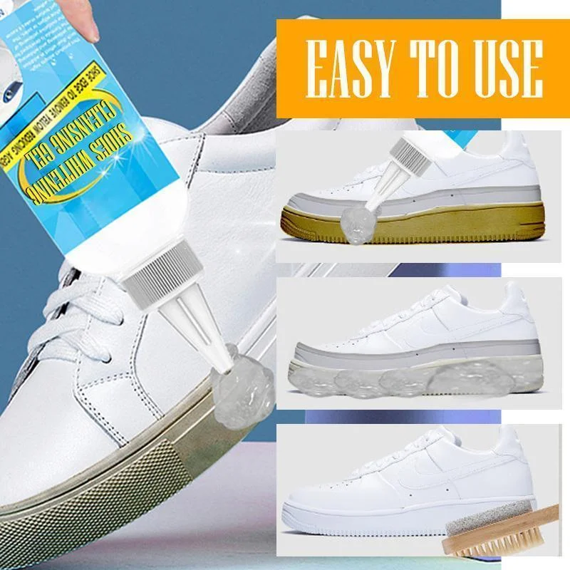 100G White Shoes Cleaner Shoes Whitening Cleansing Gel For Shoe Brush Shoe Sneakers Shoes Cleaning With Making Tape Dropshipping 6