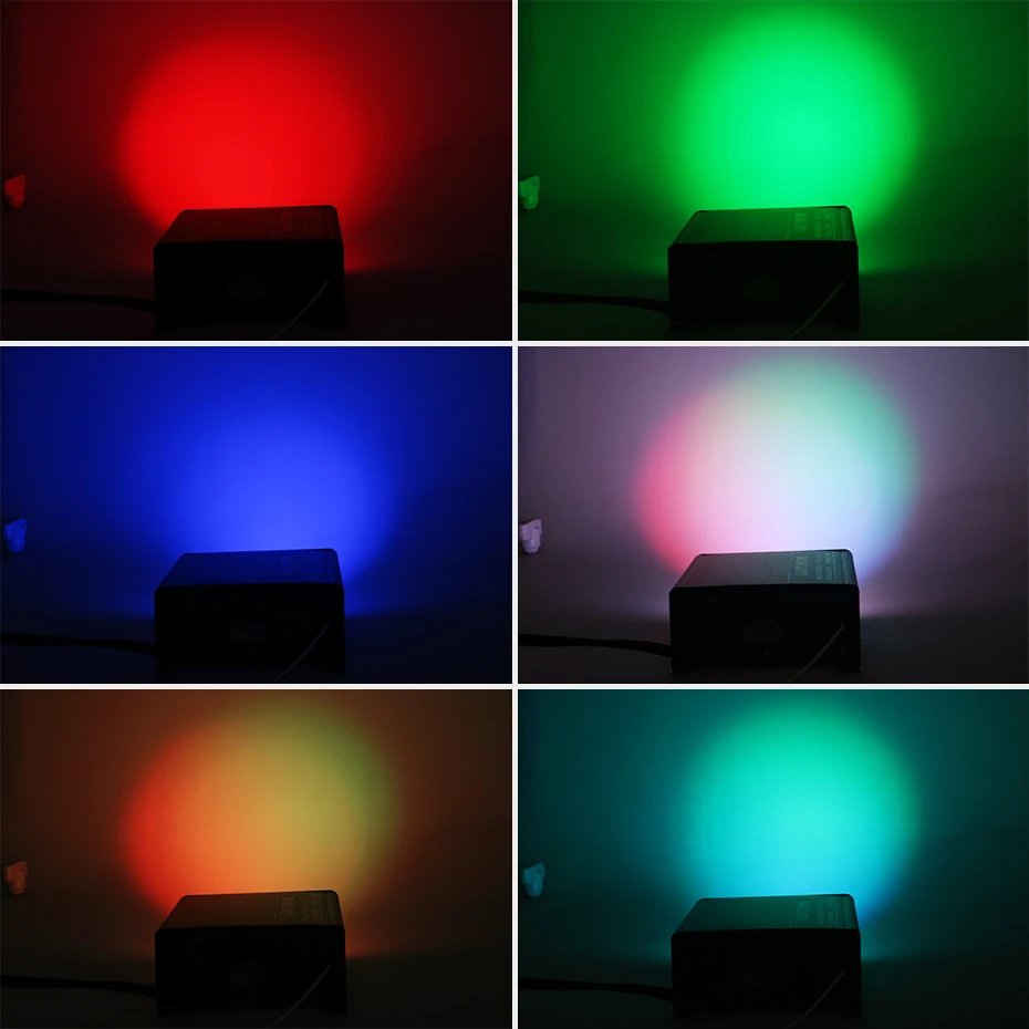 ALIEN RGB 16W LED Optic Fiber Light Engine Twinkle Lights Generator Optic Fiber Driver With 24 Key RF Remote Controller Lighting