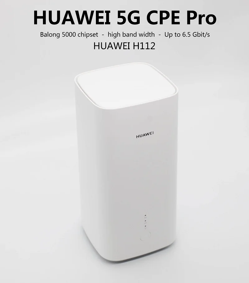 

Huawei 5G CPE Pro(H112-370)5G NSA + SA(n78),4G LTE(B1/3/5/7/8/18/19/20/28/32/34/38/39/40/41/42/43) CPE беспроводной маршрутизатор