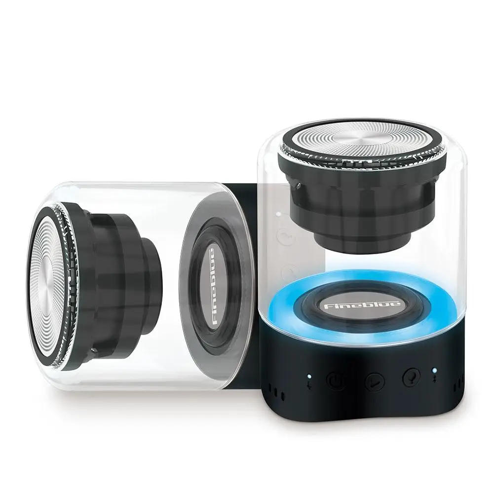 TWS мини беспроводной Bluetooth динамик 4 цвета светодиодный дыхательный свет мега бас стерео Соединительный динамик