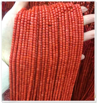 

Natural Materials Artificial Coral Cylindrical Beads Red Coral Beads DIY Jewelry Accessories Handmade Beaded Accessories Jewelry