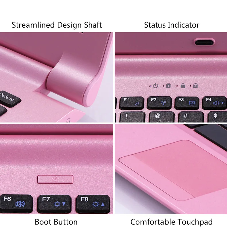 J4105 11.6 Inch Mini 8GB RAM Laptop 60G 128G 256G 512GB SSD Portable PC Computer Office Notebook Students Learning Mini Netbook-2