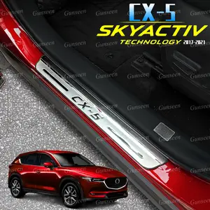 Für Mazda CX5 Türschweller Pedal Zubehör Auto Schwellens chutz Scuff Plate  Auto Aufkleber Trim Styling 2021 2019 2020 2017 2013 - AliExpress