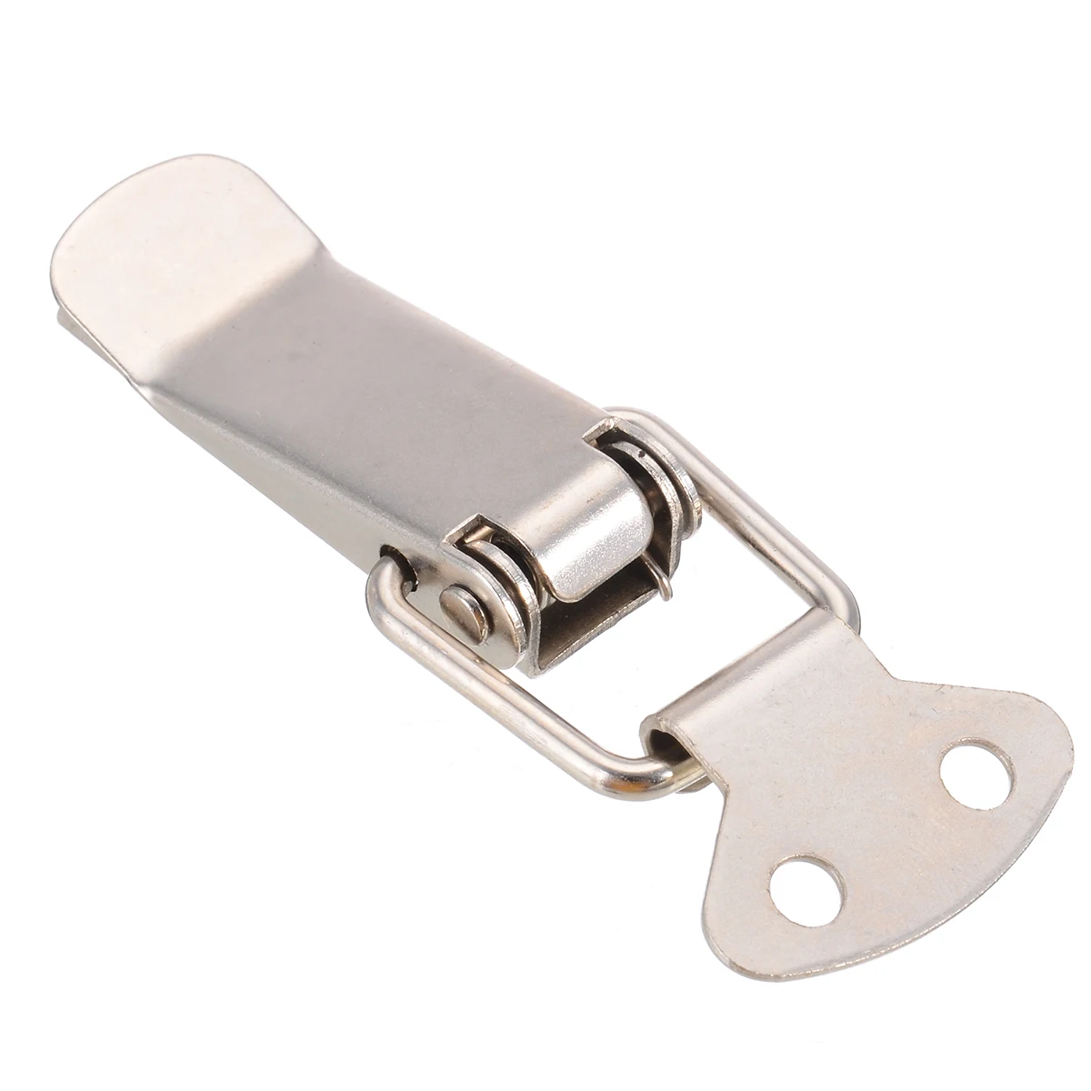 4pcs/set Stainless Steel Hasp Buckle Snap Luggage Handbag Bag Cabinet Spring Loaded Toggle Multi Lock Tie Hardware Accessories