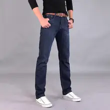 

80% Hot Sales!!! Classic Men Casual Mid-Rise Straight Denim Jeans Long Pants Comfortable Trousers