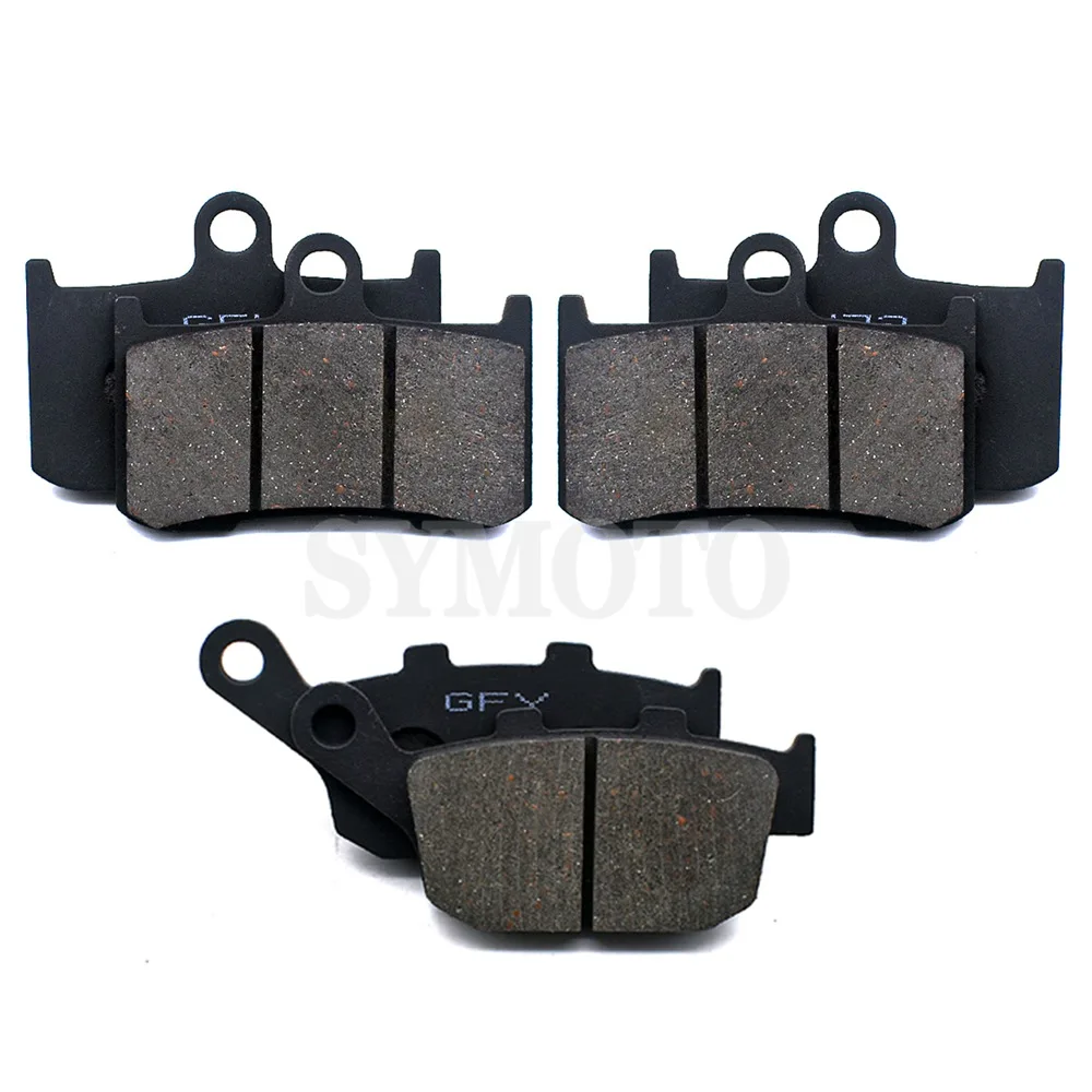 1 sets F and R Мотоциклетные Передние Задние тормозные колодки для Kawasaki Z800 ADS/AEF/AFF/AGF Non ABS Z 800 E BDS/BEF/BFF/BGF DDS/DEF/DFF/DGF ABS 2013 - Цвет: 1 sets F and R