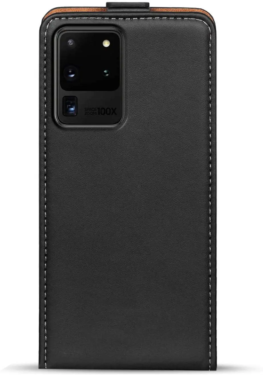 Luxury Magnetic Clip Premium Leather Vertical Flip Case Cover for Samsung S10 S20 Ultra Note 10 9 S9 Plus Xcover Pro Capa Coque  (4)