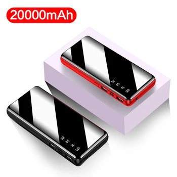 

20000mAh Power Bank Mobile Phone Portable Charger Powerbank For iPhone 11 pro X 7 8 Xs For Xiaomi mi 8 9 Redmi Samsung Poverbank