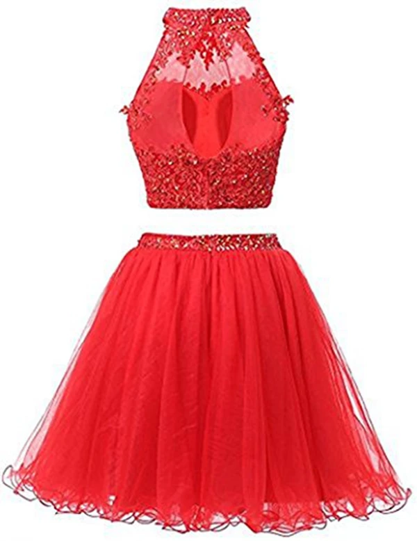 Two-Pieces-1950S-High-Neck-Homecoming-Dresses-Sexy-Hollow-Back-Beading-Tulle-Short-Cute-8th-Grade
