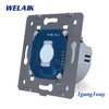 WELAIK EU Wall-Switch Touch-Switch DIY-Parts-Screen Wall-Light-Switch 1gang-1way  AC250V-A911 ► Photo 2/4