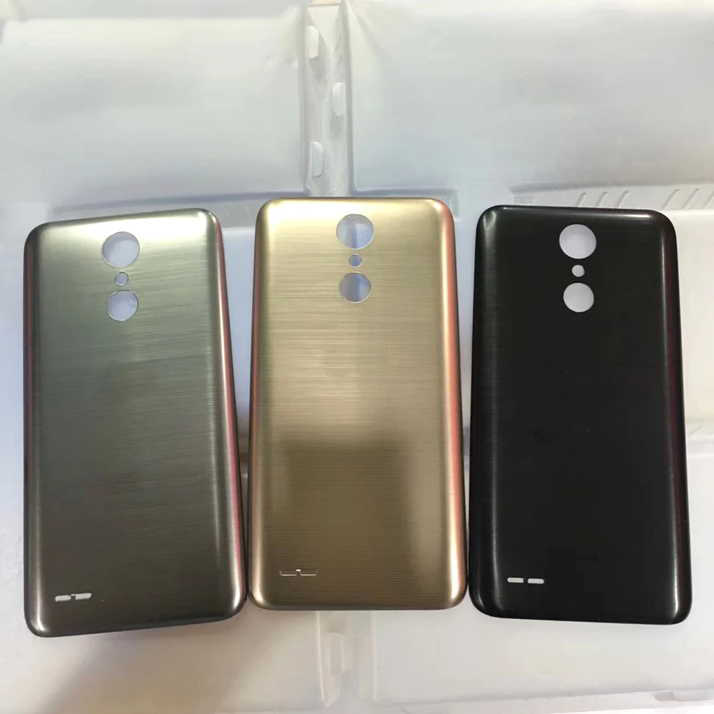 Крышка батарейного отсека для LG K10 2017 M250 X400 MP260 K20 Plus VS501 M250N M250E M250DS защитная задняя