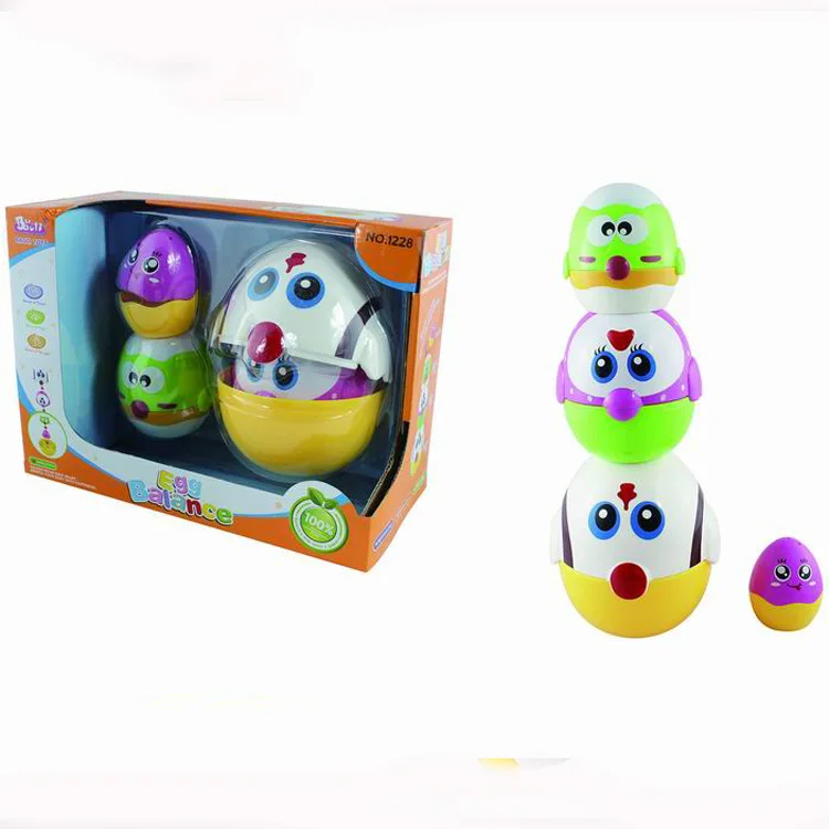 

1228 Balls Jenga Infants Early Childhood Educational Toy Chickens Cup Ring Music Stack-up