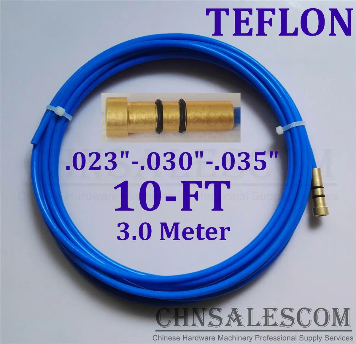 CHNsalescom PTFE лайнер 10 футов MIG Сварочные пистолеты провода размер 0,02"-0,030"-0,03" Mi TW LI 3,0 M