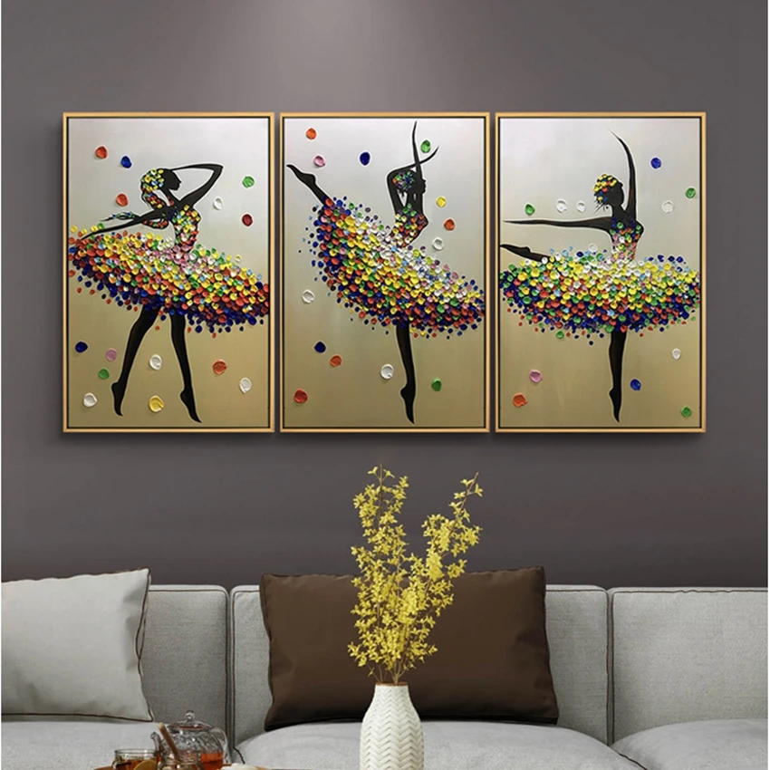 No-Framed-Abstract-art-modern-dancer-ballet-girls-Oil-Paintings-on-Canvas-3pcs-home-Decor-Wall (1)