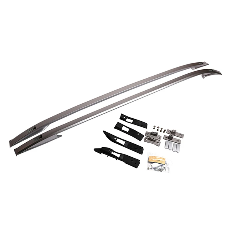 Car accessories high quality screw install aluminium alloy side rail bar roof rack for land rover EVOQUE - Цвет: Серебристый