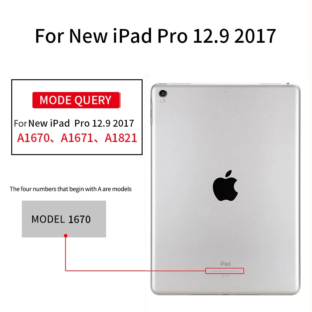 Чехол для ipad pro 12,9 чехол, GOLP pu кожаный смарт-чехол Мягкий ТПУ задний флип-чехол для ipad pro 12,9 дюйма