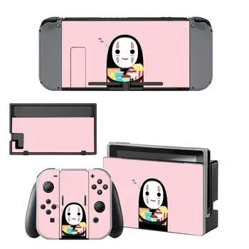 

Vinyl Screen Skin Spirited Away Protector Stickers for Nintendo Switch NS Console + Controller + Stand Holder Joy-con Skins