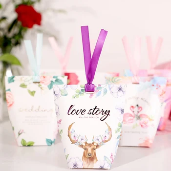 

10pcs Upscale Candy Box Sweet Box To Get Married The Wedding Creative Gift Box Packaging Birthday Party Favor Bags