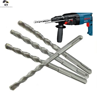 

200mm Electric Hammer Drill Bits 6/8/10/12/14/16mm Cross Type Tungsten Steel Alloy SDS Plus for Masonry Concrete Rock