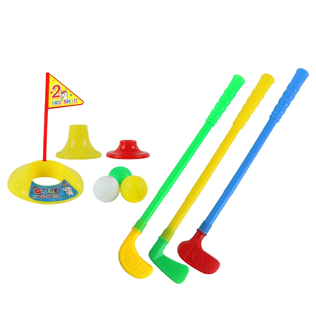 Funny Kids Golf Putter Set Indoor Outdoor Putter Boys Girls Putting Cup Hole