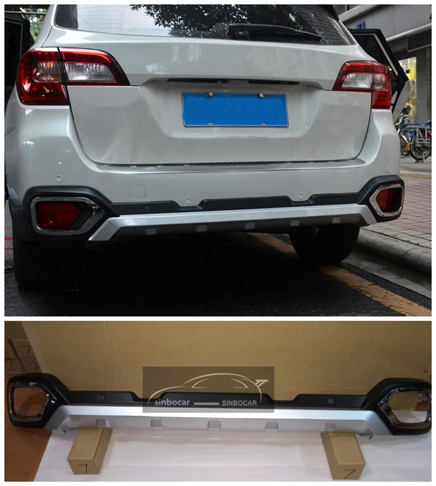 Защитная накладка на задний бампер для Subaru Outback 2015 2016 2017 2018 2019|Амортизаторы| |