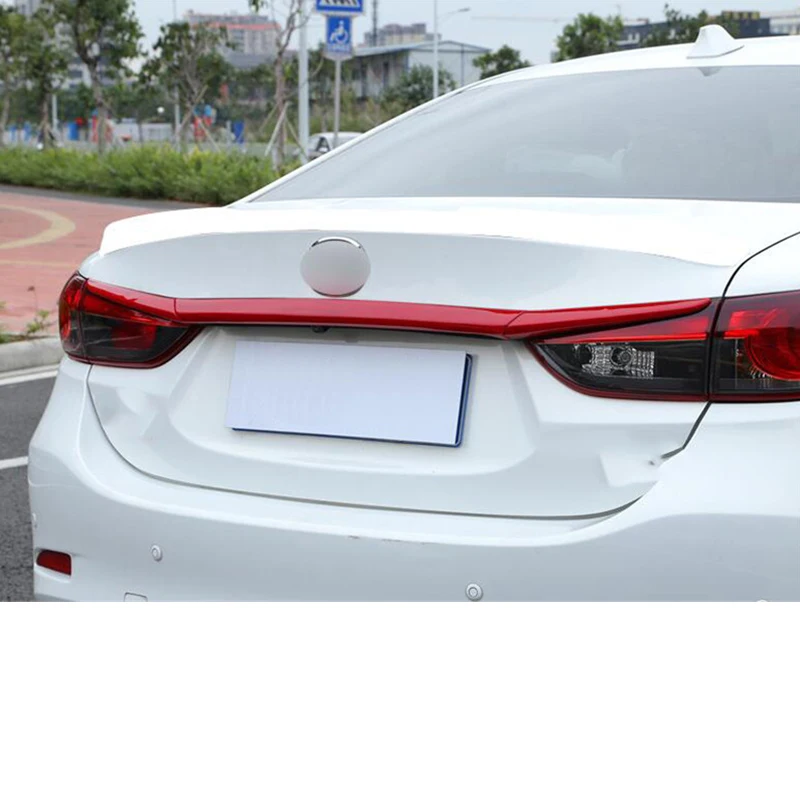CEYUSOT для Mazda 6, накладка на багажник автомобиля-18, мазда 6, M6, задний спойлер, крыло, АБС углеродное волокно, задний ящик, украшенные аксессуары