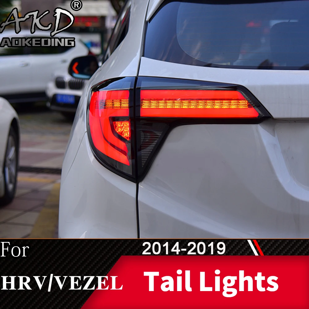 

Tail Lamp For Car Honda HRV Vezel 2014-2019 HR-V LED Tail Lights Fog Lights Daytime Running Lights DRL Tuning Cars Accessories
