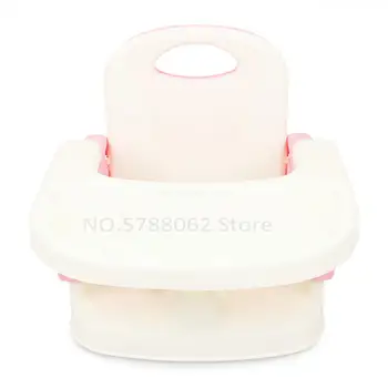 

Height Adjustable Children Chair Anti-slip Kids Dining Chair with 3-point Belt Multi-functional Foldable Safety Chair Seat