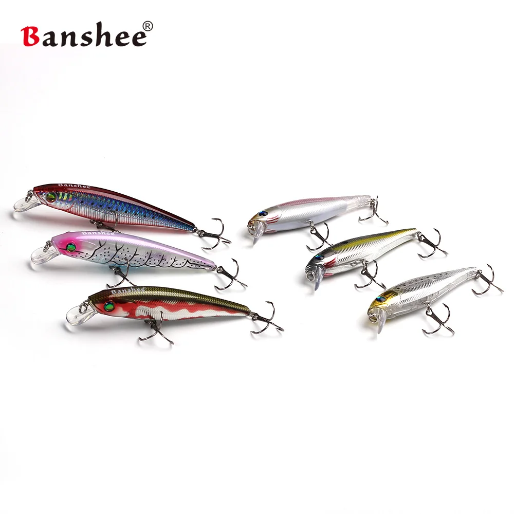 

Banshee 6pcs/Lot 100mm 16g Chilly Stick JR MNNW40 Floating Fishing Lure Shallow Diving Jerkbaits Minnow Hard Artificail Bait