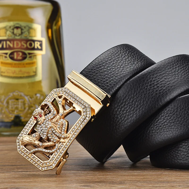 サクソバンク ジレ サイン入り FCKJXSPYXSM Rivets Leather Belts Fashion Studded Rhinestone