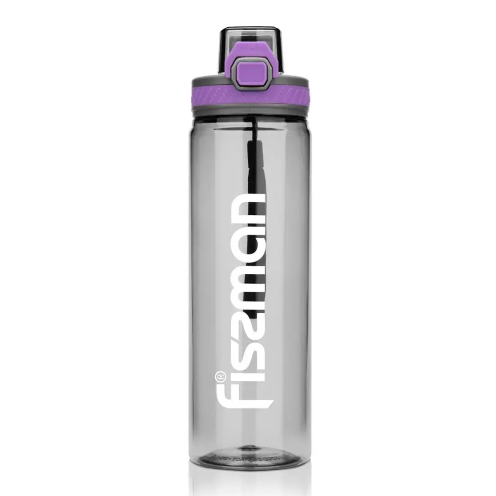 purple Fussman 750 мл бутылка для воды велосипедный шейкер для спорта на открытом воздухе, пешего туризма, портативная бутылка для скалолазания в лагерь с безопасным замком - Цвет: purple