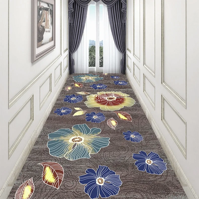 Европейские коридорные коврики для лестниц, отелей, длинных коридоров, ковров для коридоров, декоративных входных дверей, противоскользящие вечерние, свадебные