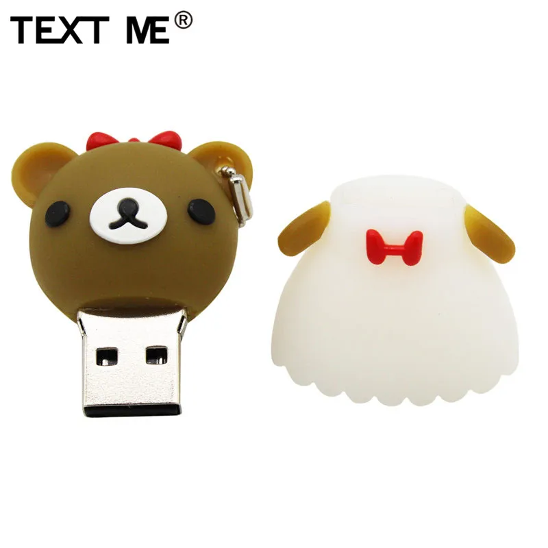 Usb флеш накопитель TEXT ME с изображением красивой невесты и жениха Свадебный