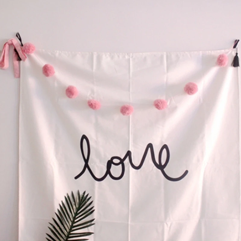 Party Supplies Banner Nordic Felt Fabric String Star Garland Baby Shower Bunting Ornament Kids Room Hanging Wall Decor