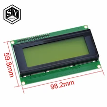 Плата lcd 2004 20*4 lcd 20X4 5V синий/зеленый экран lcd 2004 Дисплей lcd модуль lcd 2004