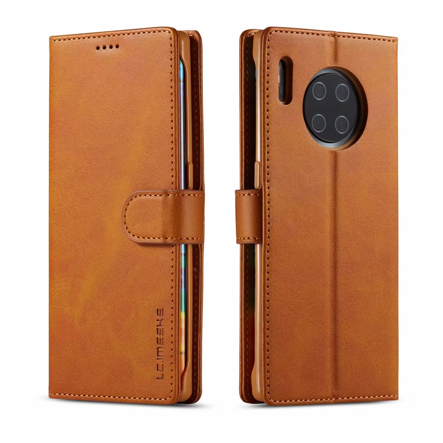 Yellow Для huawei P30 Pro Lite P20 Nova 5i Pro 4e 3e mate 30 20 чехол Чехол деловая фоторамка со слотом для карты памяти Флип кожаный бумажник держатель - Цвет: Yellow