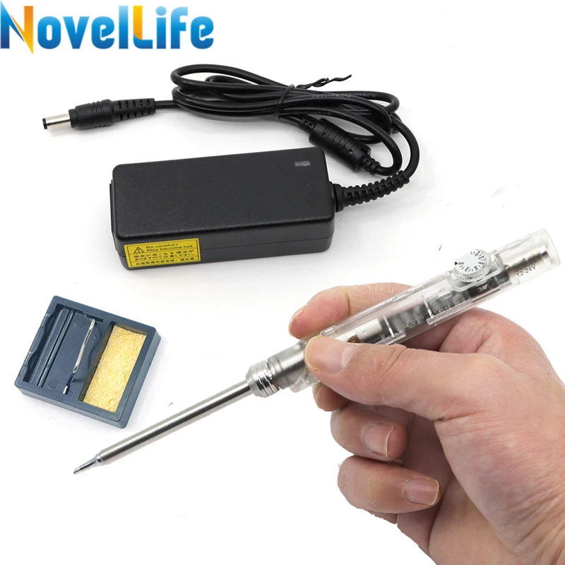 Sh72 65w Mini Electric Soldering Iron Adjustable Temperature Portable