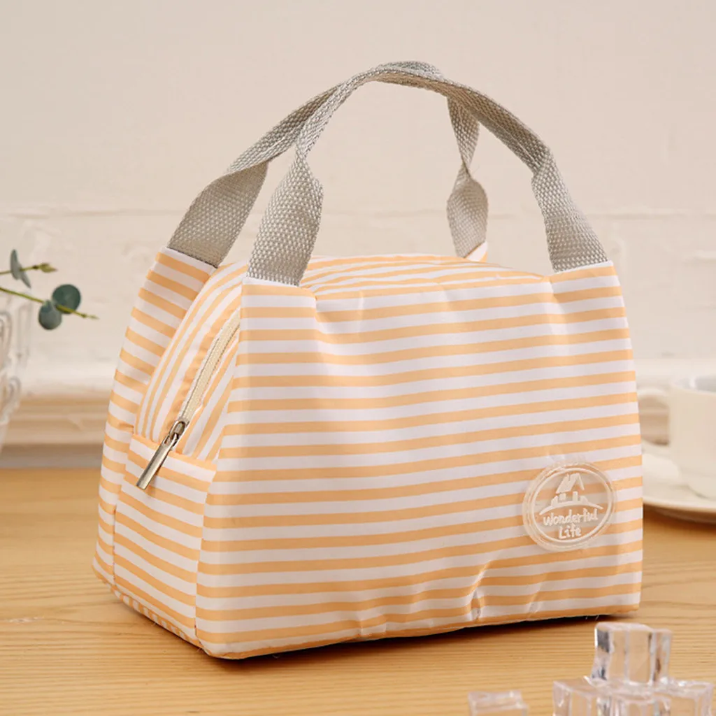 Модная Портативная изолированная сумка для обеда из ткани Оксфорд, Термосумка для еды, пикника, сумки для обеда для женщин, детей, мужчин, сумка для обеда с принтом, сумка-тоут