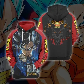 

New Design Dragon Ball Z Goku Super Saiyan Hoodies DBZ Strong Goku 3D Hooded Sweatshirt Men Women cool Unisex Outerwear Hoody