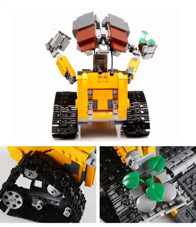 687 pcs Legoings Ideas Wall E Building Blocks Robot Model Building Kit Bricks
