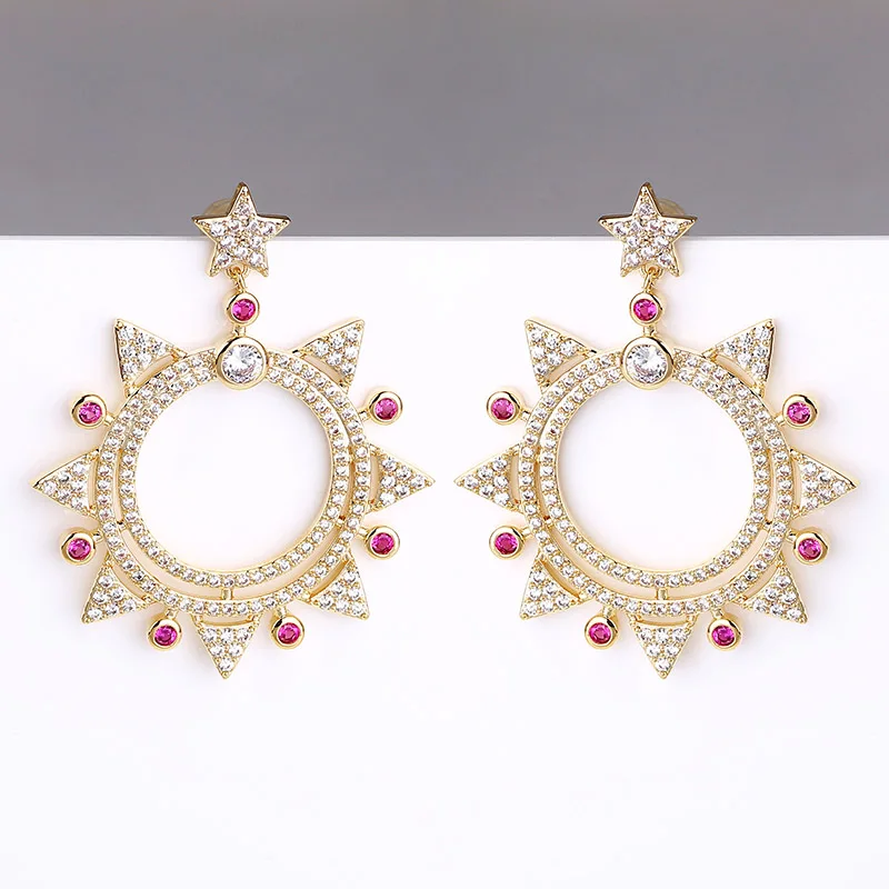 VERY GIRL Unqiue Geometric Design Women Earrings Western Style Big Dangling Drop Designs New | Украшения и аксессуары