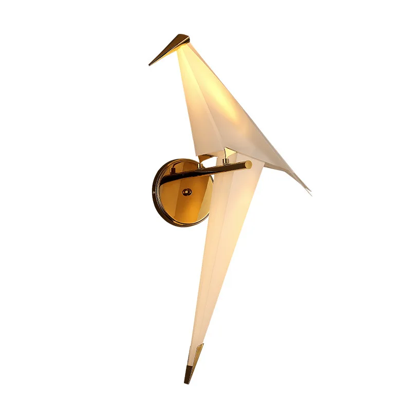 Люстра потолочная Скандинавский окунь птица Подвесная лампа постмодерн творческая личность спальня прикроватная Балкон ресторан простой кран светодиодный лампы