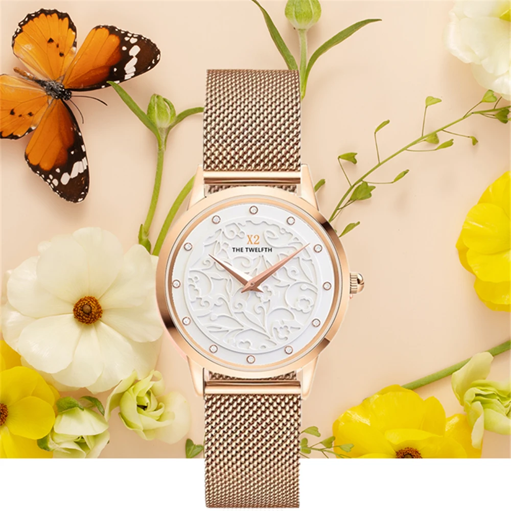 

2020 New Arrival Quartz Watch Women 32MM Crystal Dress Fashion Girl Watch Japan GL20 Movement Waterproof Elegant Relogio Female