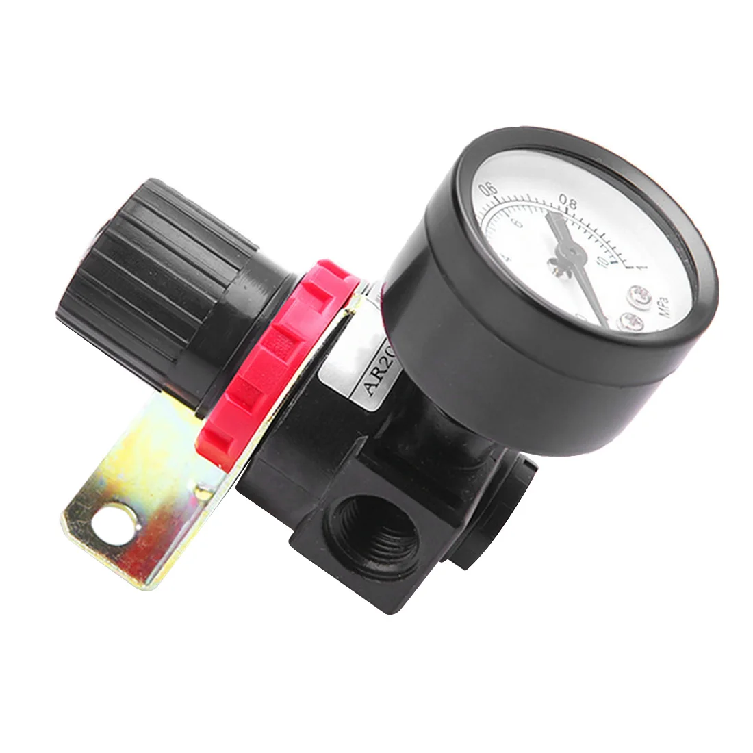 

AR2000 G1/4'' Pneumatic Mini Air Pressure Relief Control Compressor Regulator Treatment Units Valve with Gauge Fitting Wholesale