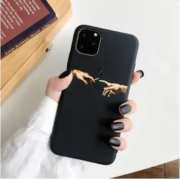 

Fashion Abstract Art David lines Soft Silicone Candy Case Coque For Phone 6 11 Pro 8 8Plus X XS Max 7 7Plus 5S Back Cove