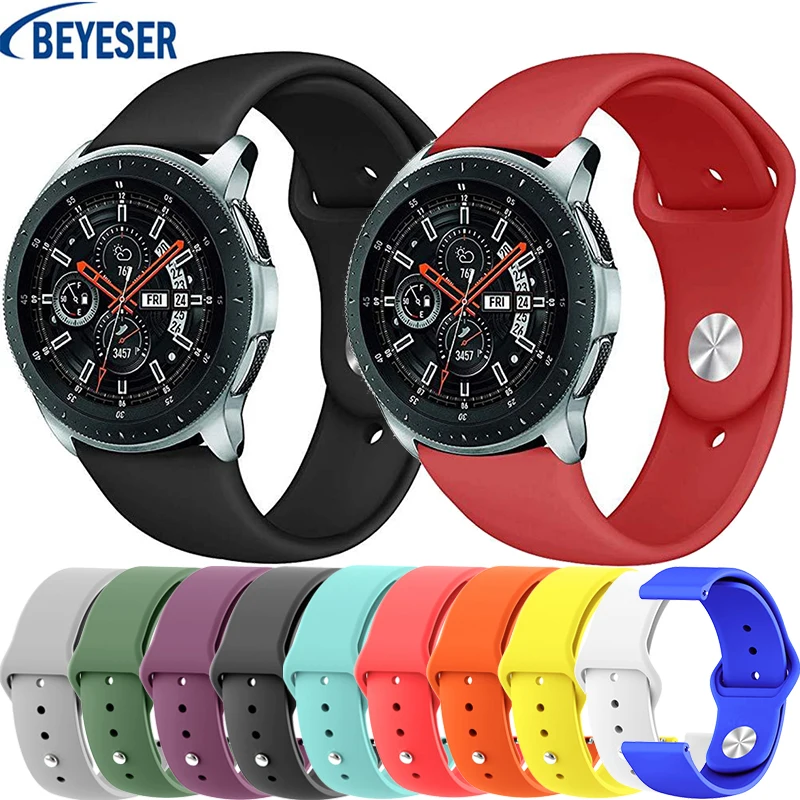 Ремешок для часов силиконовый Samsung Galaxy watch 46 мм 22 | Наручные часы