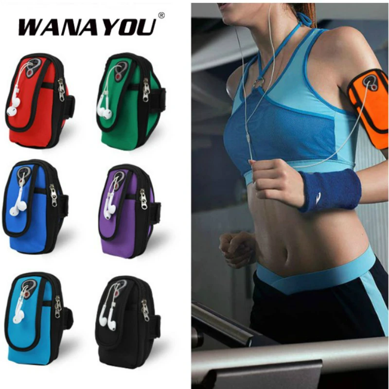 Fitness Cycling Running Arm Bag Android IPhone Multi-function Phone Cover Waterproof Band Outdoor Sports Accessories | Спорт и