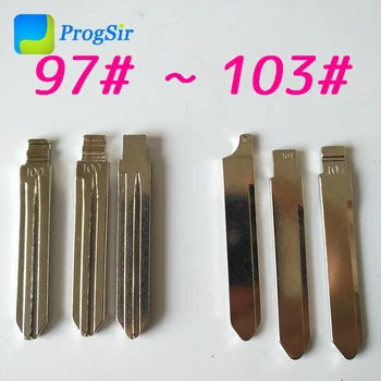 

97# 98# 99# 100# 101# 102# 103# Uncut Blank Blade for KD VVDI Remote Key 10pcs/kit
