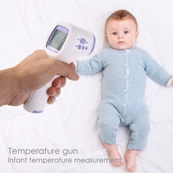 

Non-Contact Digital Infrared Thermometer Body Forehead IR Temperature Pyrometer Forehead Thermometer Infrared