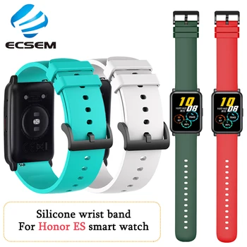 

Silicone wrist band for Huawei Honor ES smart watch accessories strap replacement for Honor ES bracelet wristband soft loop